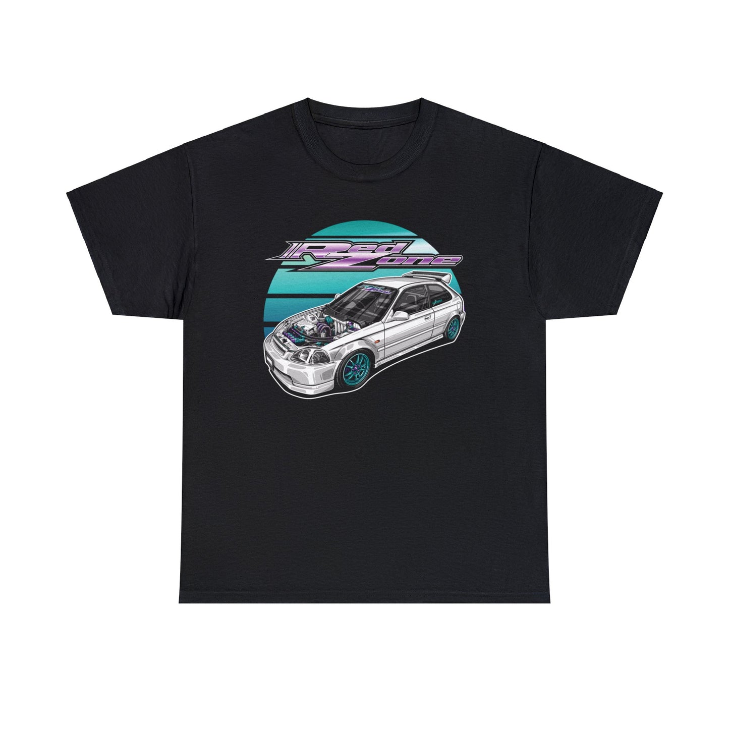 "Nisa Duarte's Teal Sunset Civic Type-R Tee"