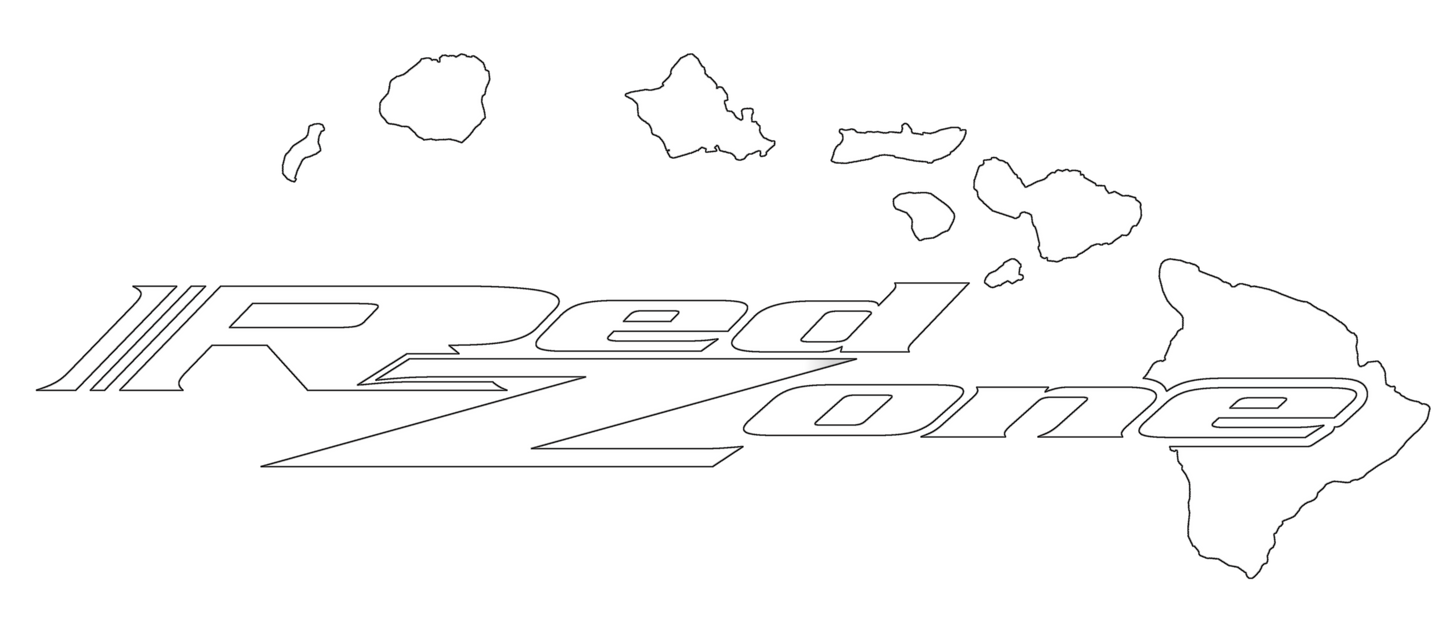 Redzone Hawaii Decal - 12"