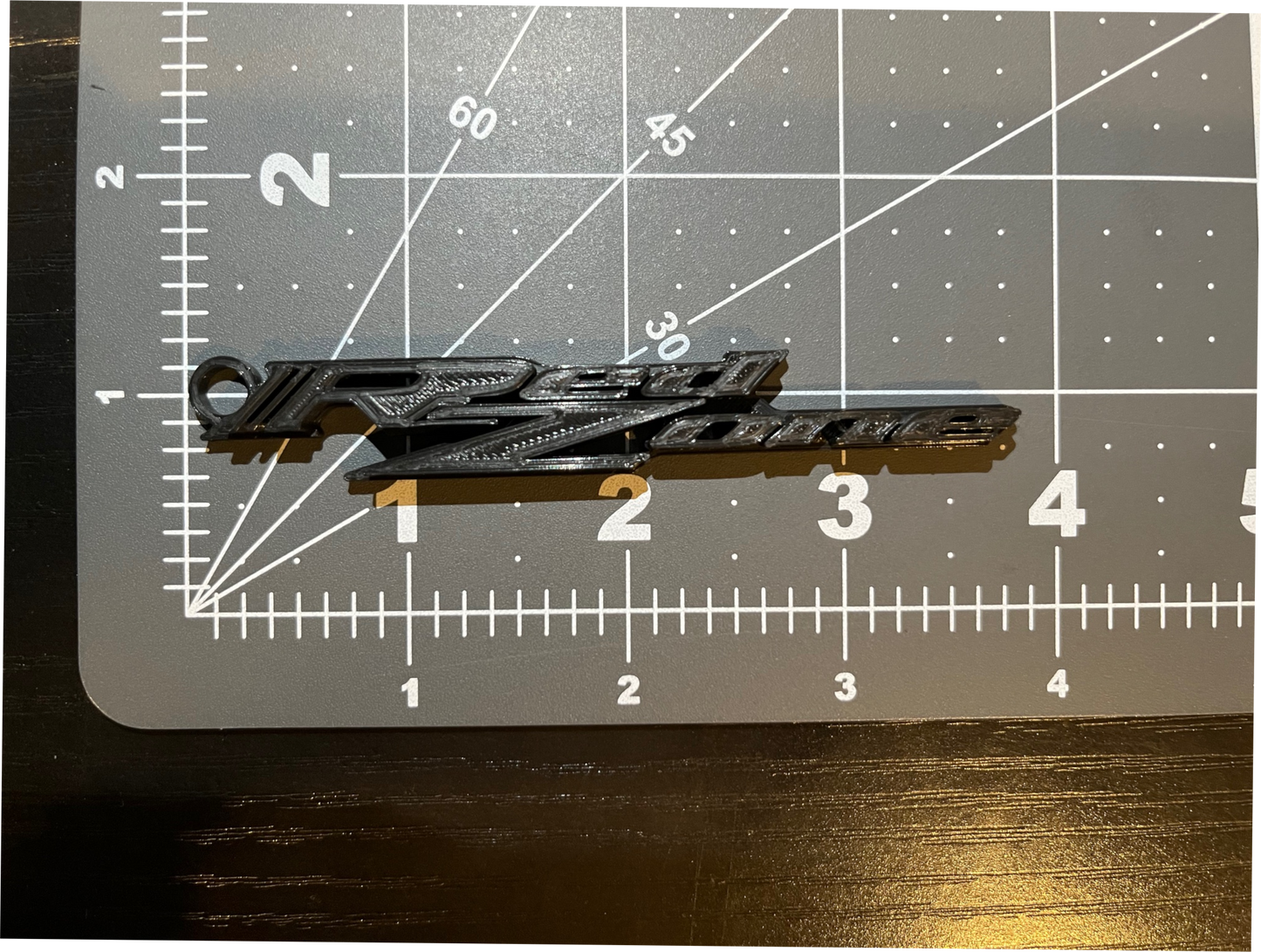 Custom 3D Printed RedZone Keychains