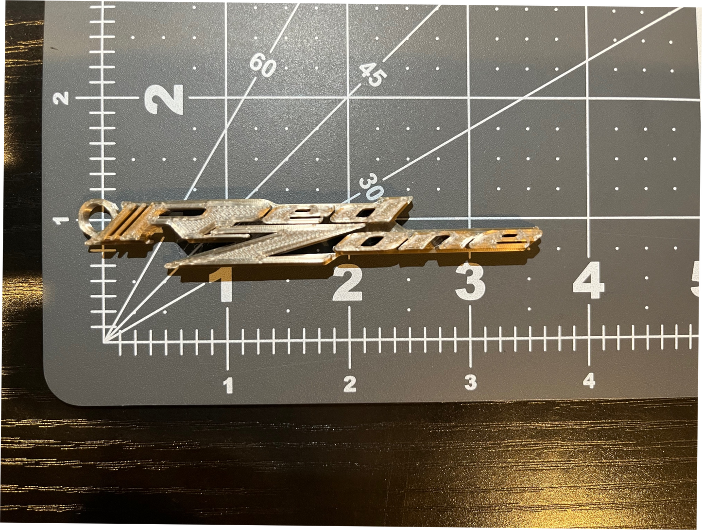 Custom 3D Printed RedZone Keychains