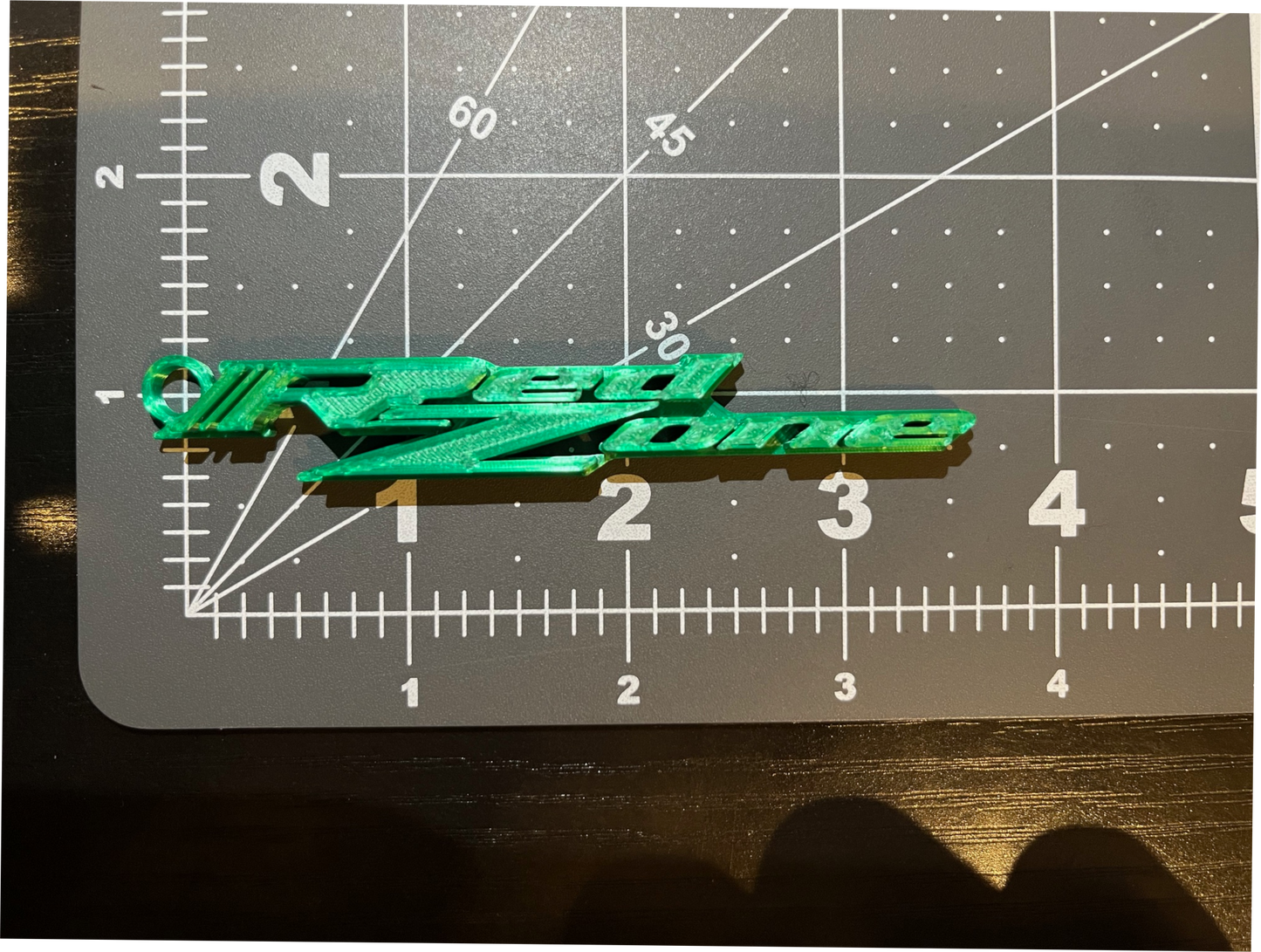 Custom 3D Printed RedZone Keychains