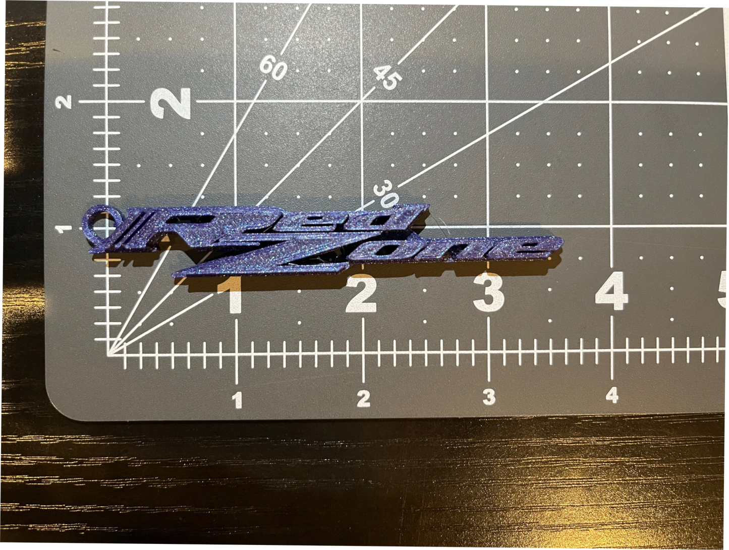 Custom 3D Printed RedZone Keychains