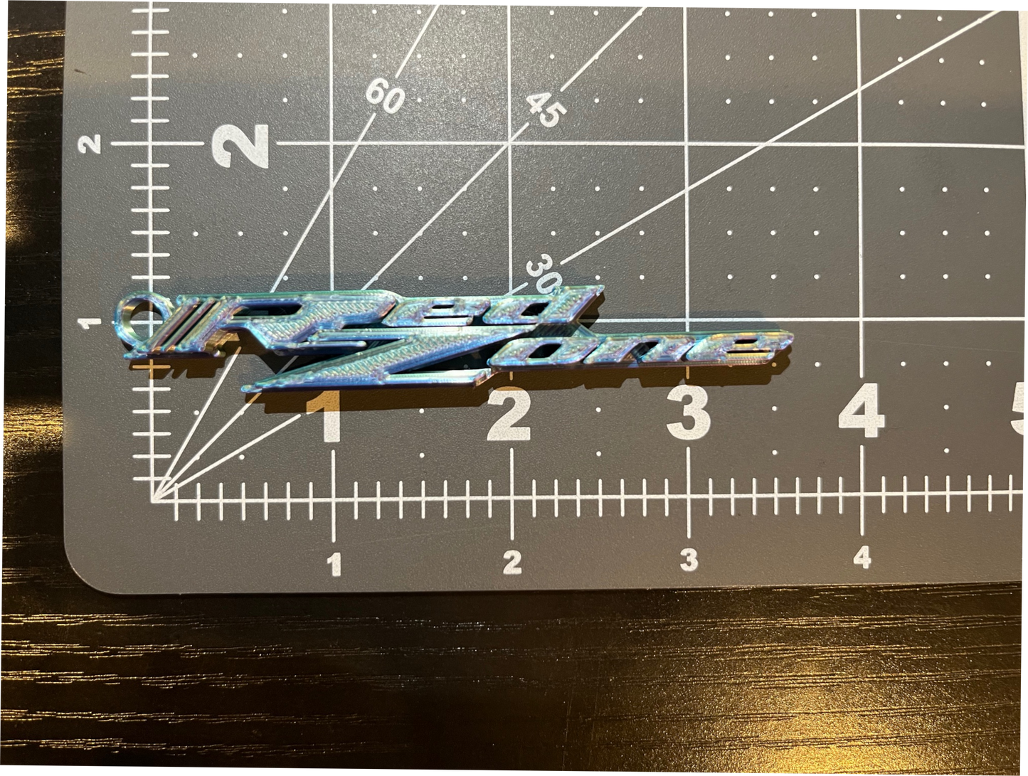 Custom 3D Printed RedZone Keychains