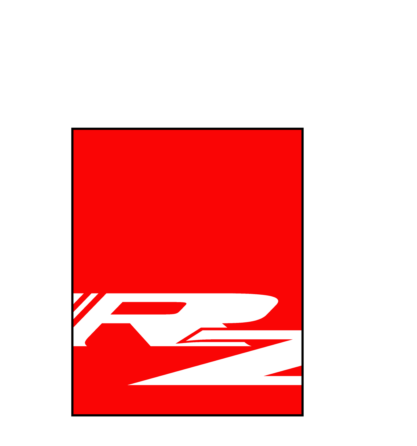 OG Redzone Square Decal - 3"