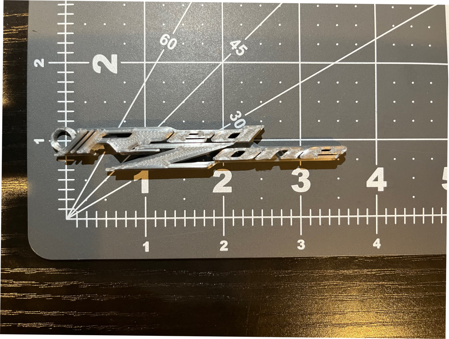Custom 3D Printed RedZone Keychains