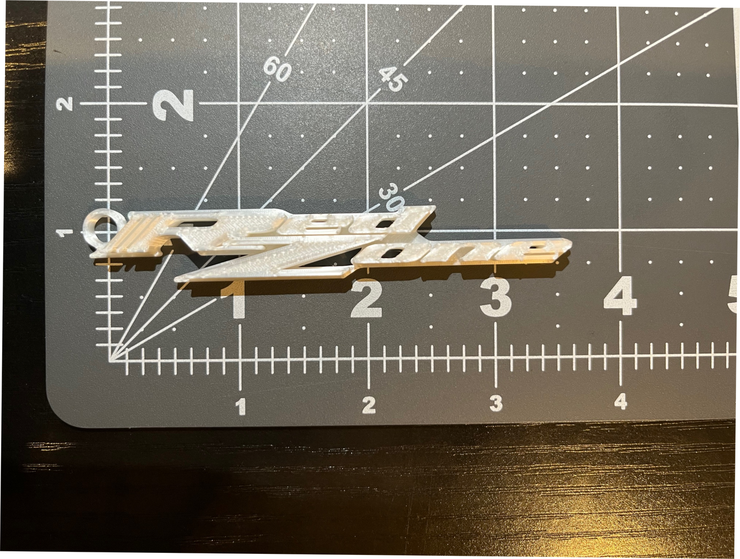 Custom 3D Printed RedZone Keychains