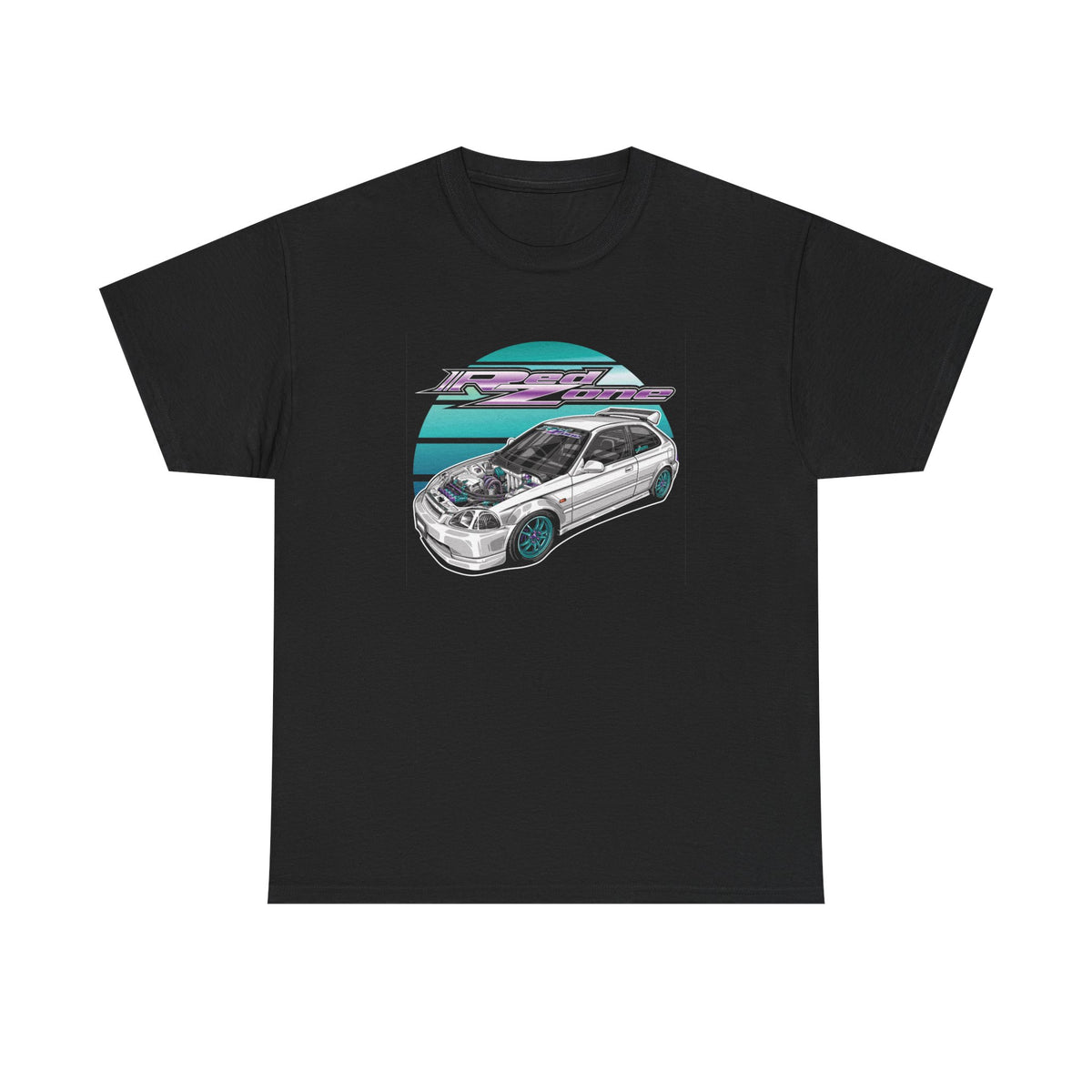 "Nisa Duarte's Teal Sunset Civic Type-R Tee"