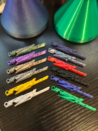 Custom 3D Printed RedZone Keychains