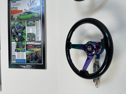 RedZone NRG/Worksbell Steering Wheel Wall Mount W/Optional Keychain Hook